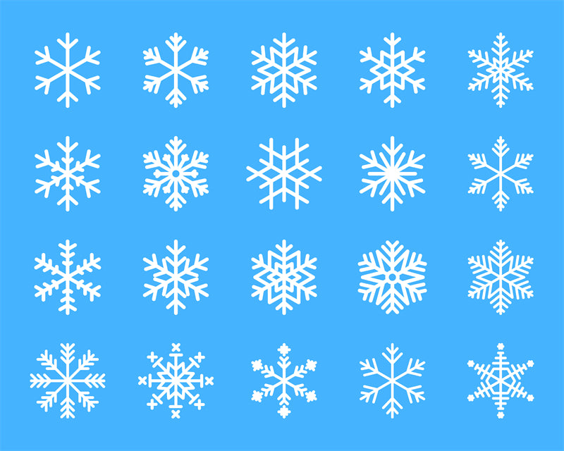 Flocon de neige – Décorations de Noël décoratives, vecteurs de neige – Téléchargement gratuit au format Png/PSD/JPG/AI