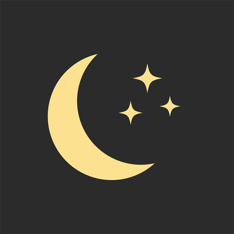 Éléments de dessin animé : Lune, clip, icône étoile au clair de lune, vecteur