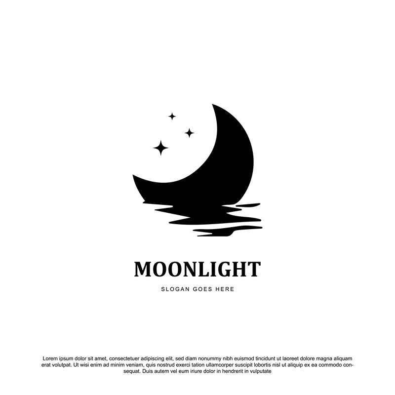 Collection Vintage Moon Set - Icônes - Éléments - Vecteur - Clair de lune
