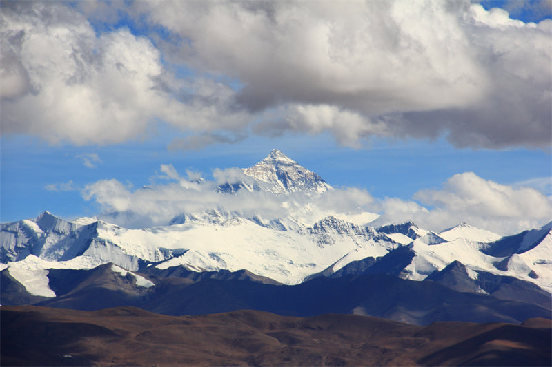 Paysage de l'Himalaya, Ama Dablam - Ciel, nuages, sommets enneigés - Téléchargement gratuit en PNG/PSD/JPG
