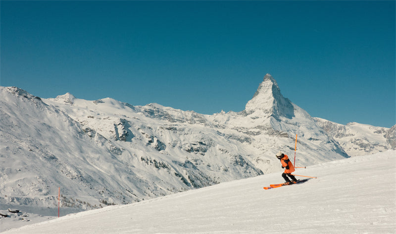 Paysage des Alpes enneigées en Europe - Randonnée en montagne, ski, téléphérique, vacances d'hiver - Téléchargement gratuit en PNG/PSD/JPG