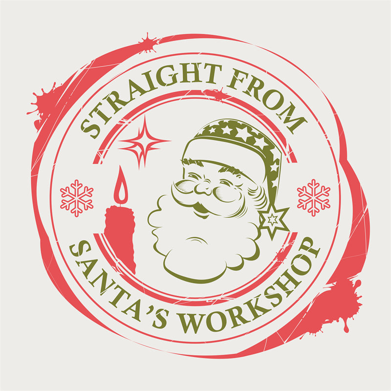 Handdraw Santa Claus Badge - Make By Santa - Prints Badge - Vector Illustrator free download