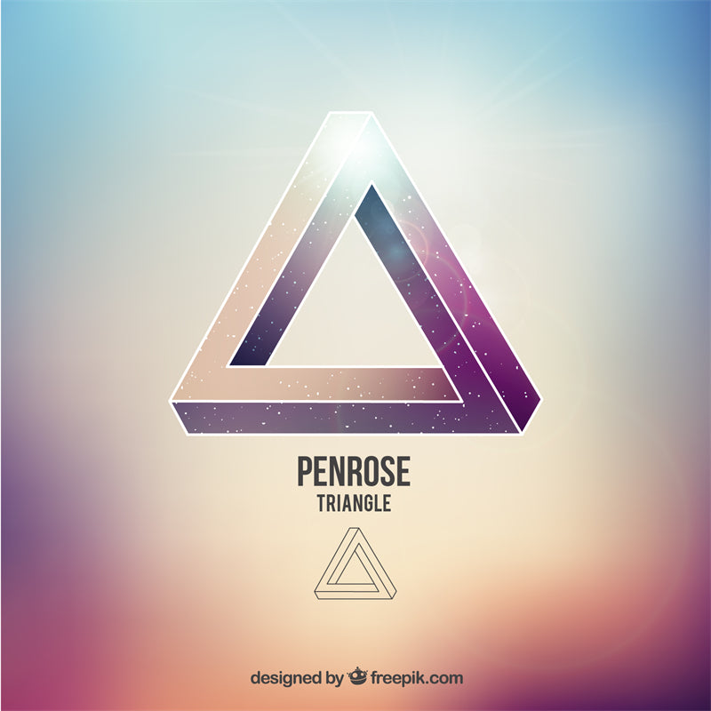 Modèle de logo graphique abstrait triangulaire - Fond d'écran publicitaire - Fond d'écran géométrique - Téléchargement gratuit au format PNG/PSD/JPG