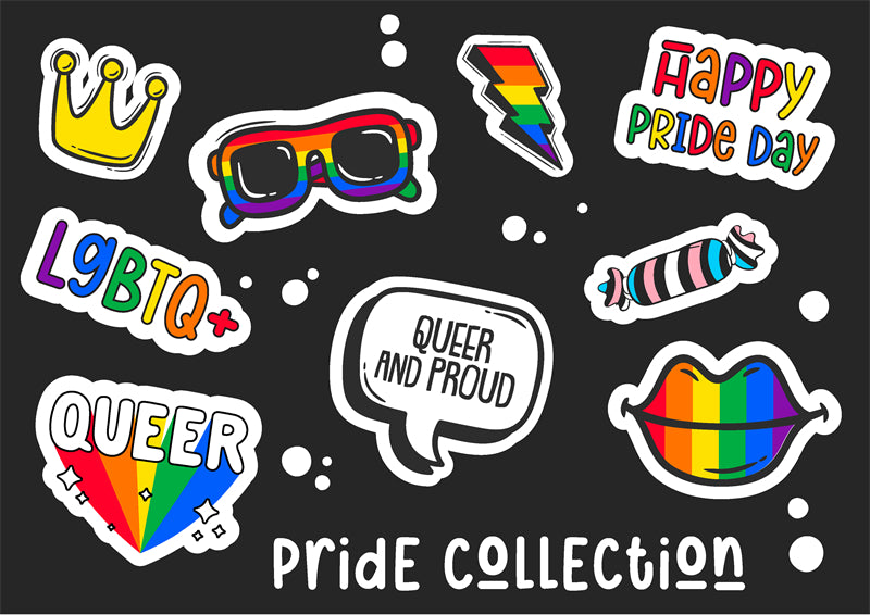 Éléments Queer - ILLUSTRATION DE LA COLLECTION LGBT PRIDE TÉLÉCHARGEMENT GRATUIT