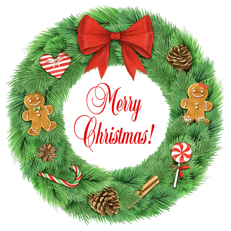 Handdraw Christmas Tree Illustration - Vector  - Png/PSD/JPG/ Free Download