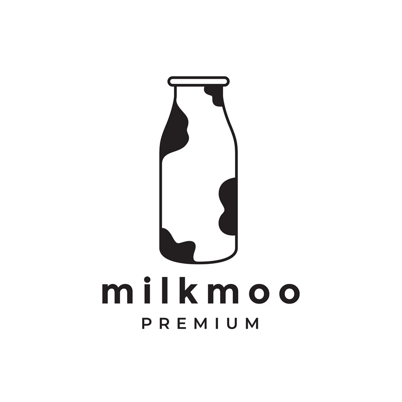 Handdraw Milk Elements - Cow Milk -Milk Bottle - Milk Logo - Design  -Iluustration