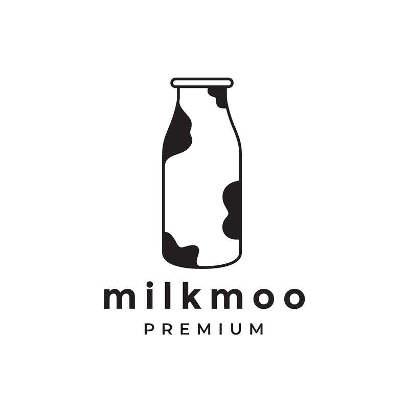 Handdraw Milk Elements - Cow Milk -Milk Bottle - Milk Logo - Design -Iluustration