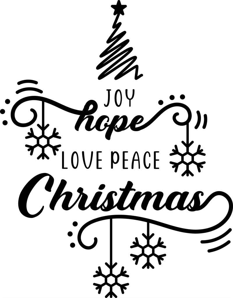 Merry Christmas Handwriting Elements - Vector - Illustration - Happy New yaer - Warm Wishes -Holly Jolly-Free Download