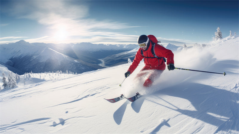 Paysage des Alpes enneigées en Europe - Randonnée en montagne, ski, téléphérique, vacances d'hiver - Téléchargement gratuit en PNG/PSD/JPG
