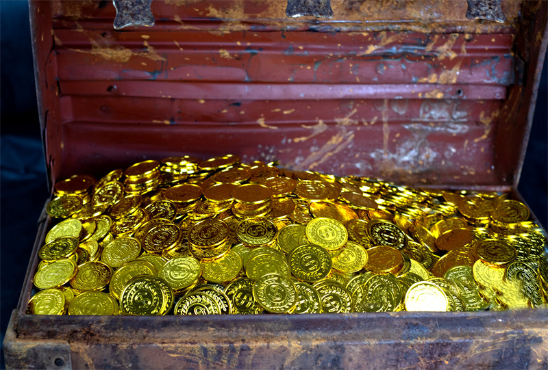 Pirate Gold - Pièce d'or - Arrière-plan - Éléments photo gratuits