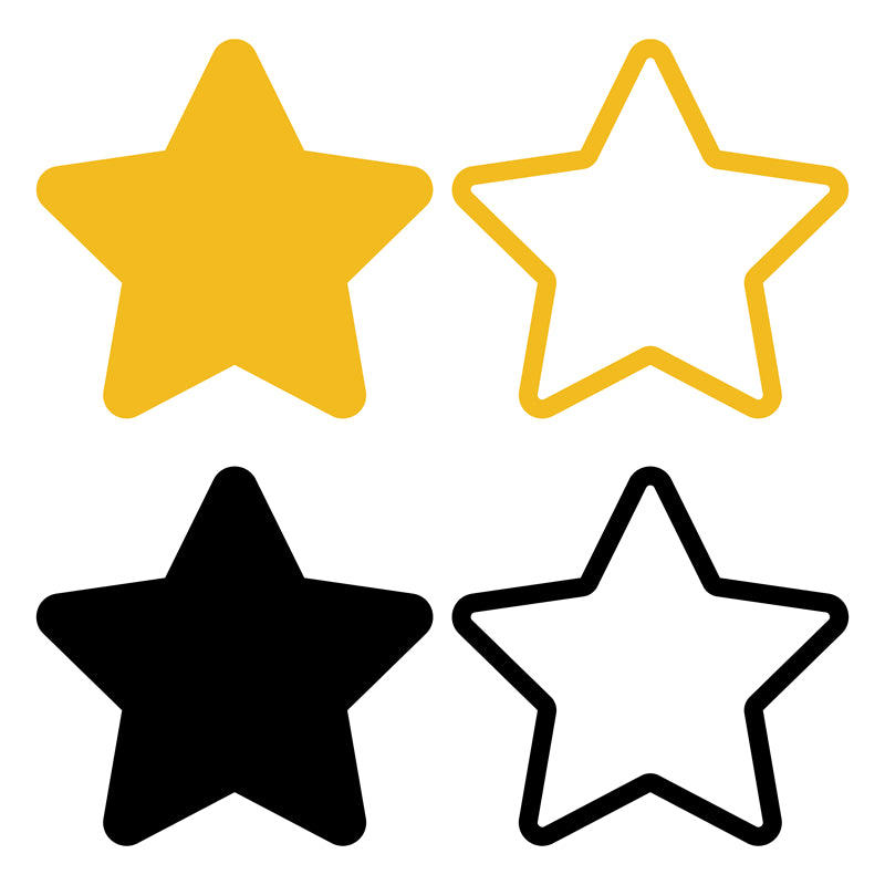 Star Elements -  Vintage -Vector -Star Ornaments - decoration