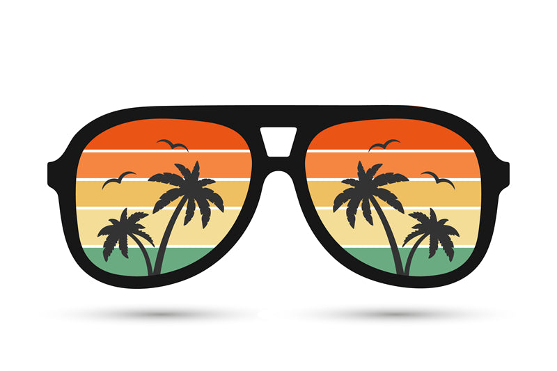 Sunglasses Vector Illustration - Design Free Download  