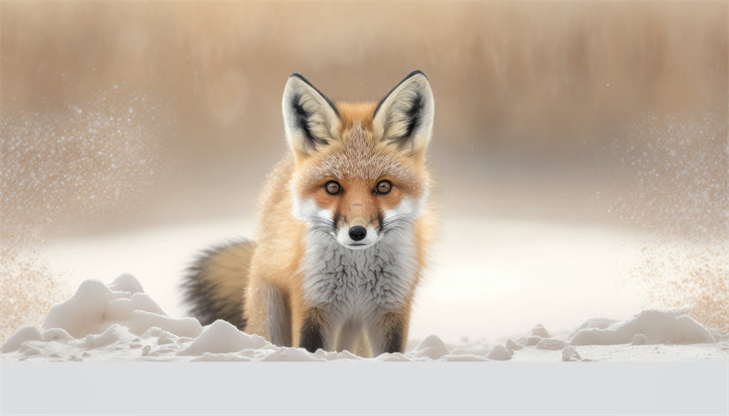 Fox Photo Bakcground - Wallpaper - Wild Nature  -  Png/PSD/JPG/ Free Download