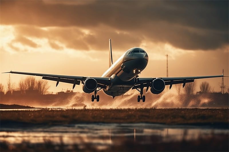 Airplane - photoshoot -background -wallpaper Flight IMAGE VECTOR 
