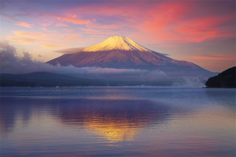 Fujiyama Mountain Wallpaper background - Photo Graphic Assets - Japan landscape - wallpaper Png/PSD/JPG/ Free Download