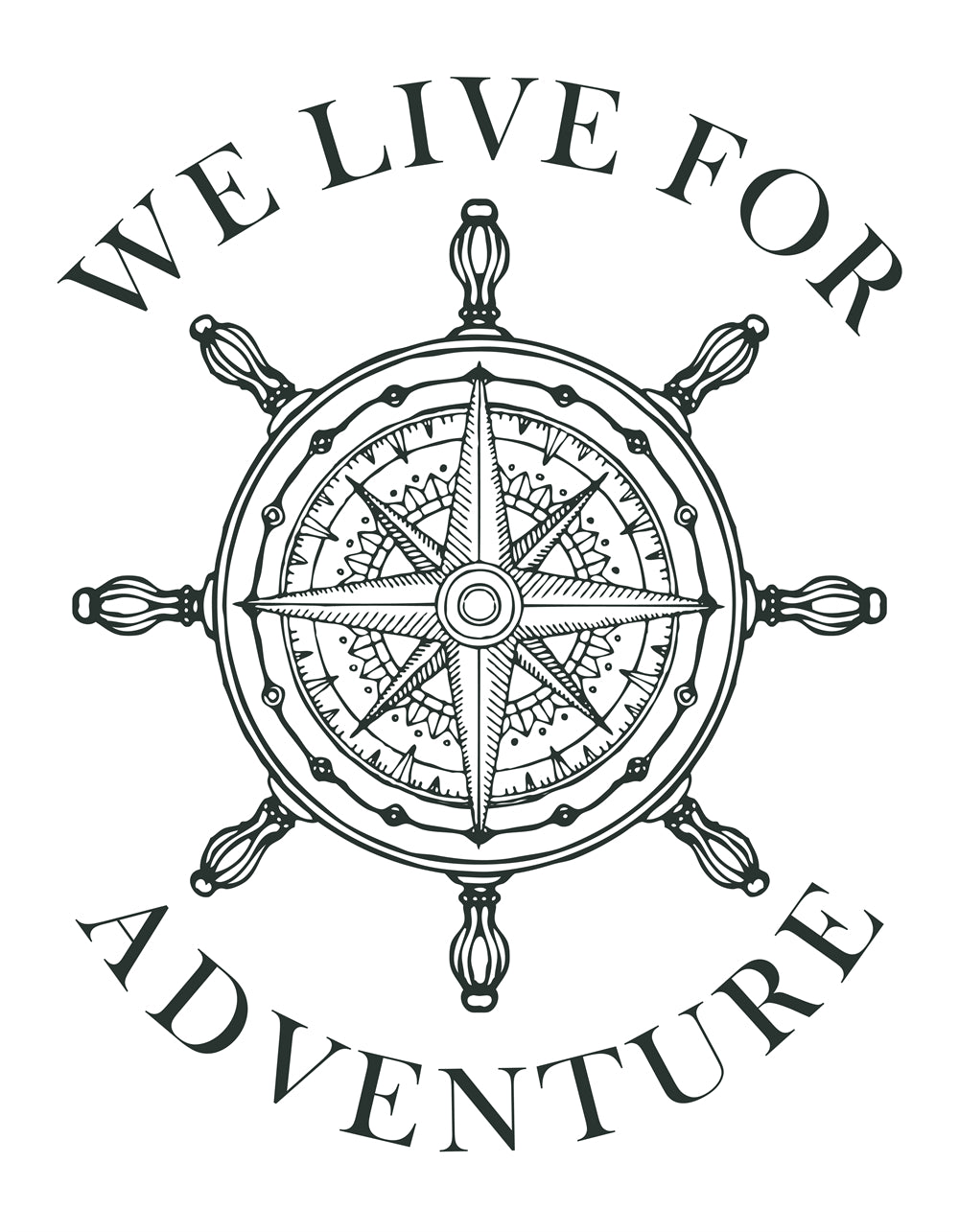 Rudder - Sailing -Steel Wheel Elements -Vector-image-jpg-eps- Logo Badge designs