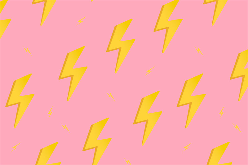 Éléments de foudre dessinés à la main - Téléchargement de conception de logo d'illustration -