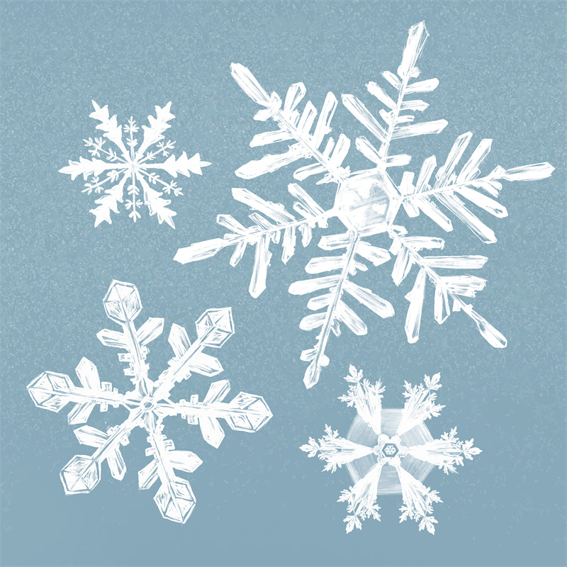 Flocon de neige – Décorations de Noël décoratives, vecteurs de neige – Téléchargement gratuit au format Png/PSD/JPG/AI