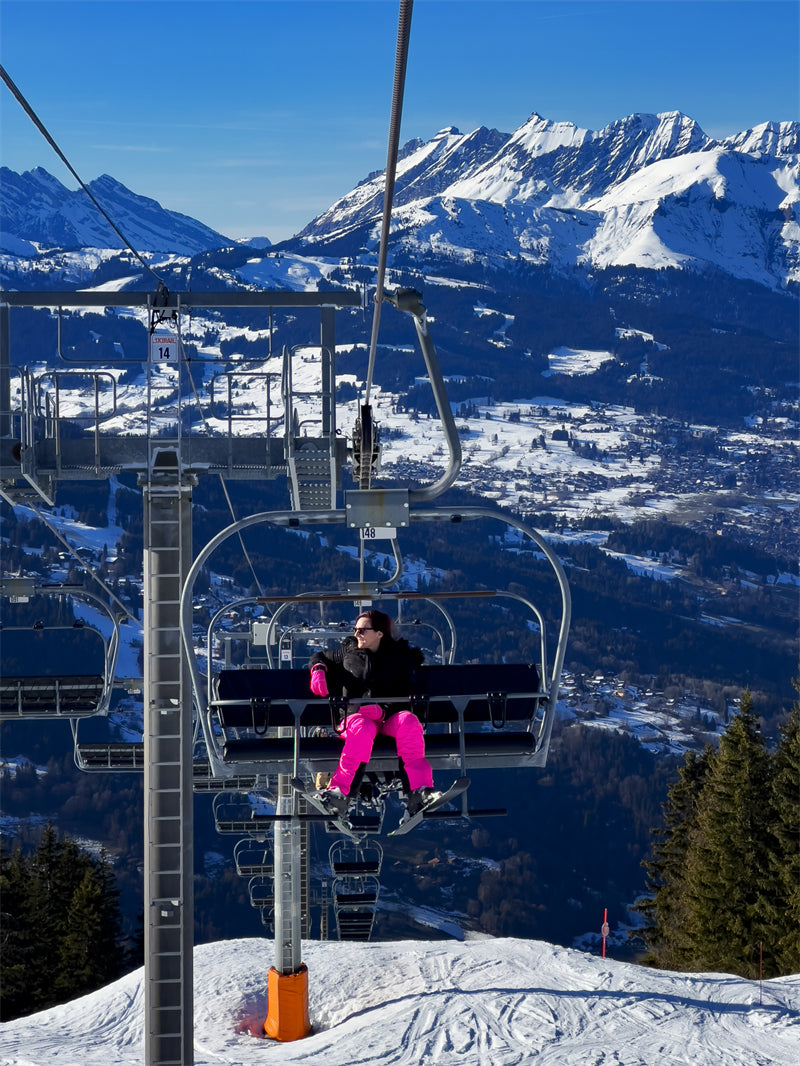 Paysage des Alpes enneigées en Europe - Randonnée en montagne, ski, téléphérique, vacances d'hiver - Téléchargement gratuit en PNG/PSD/JPG