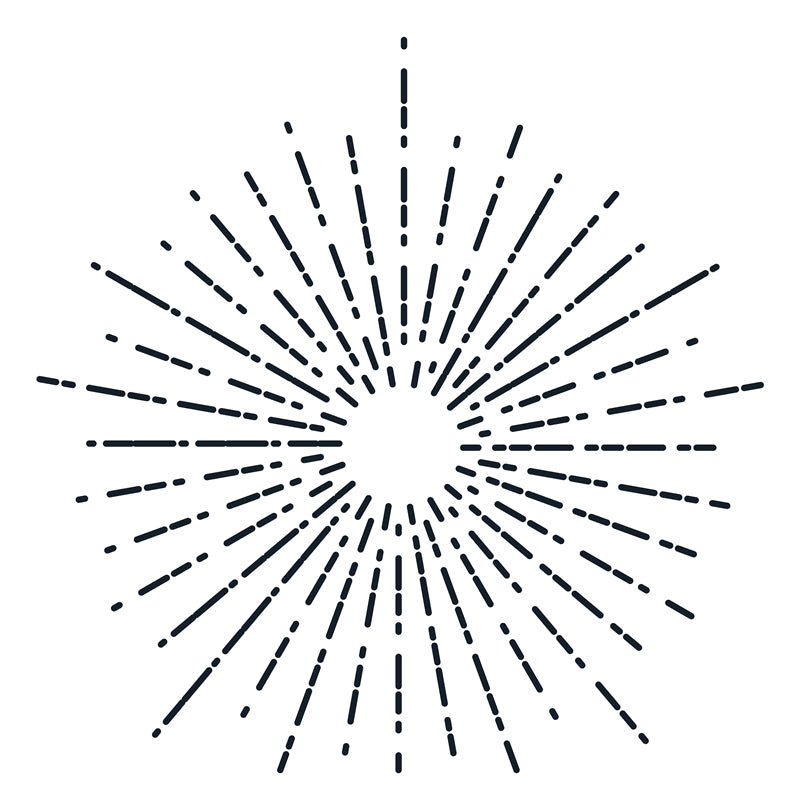Handdraw Sun burst line elements - Clip - Icon - 