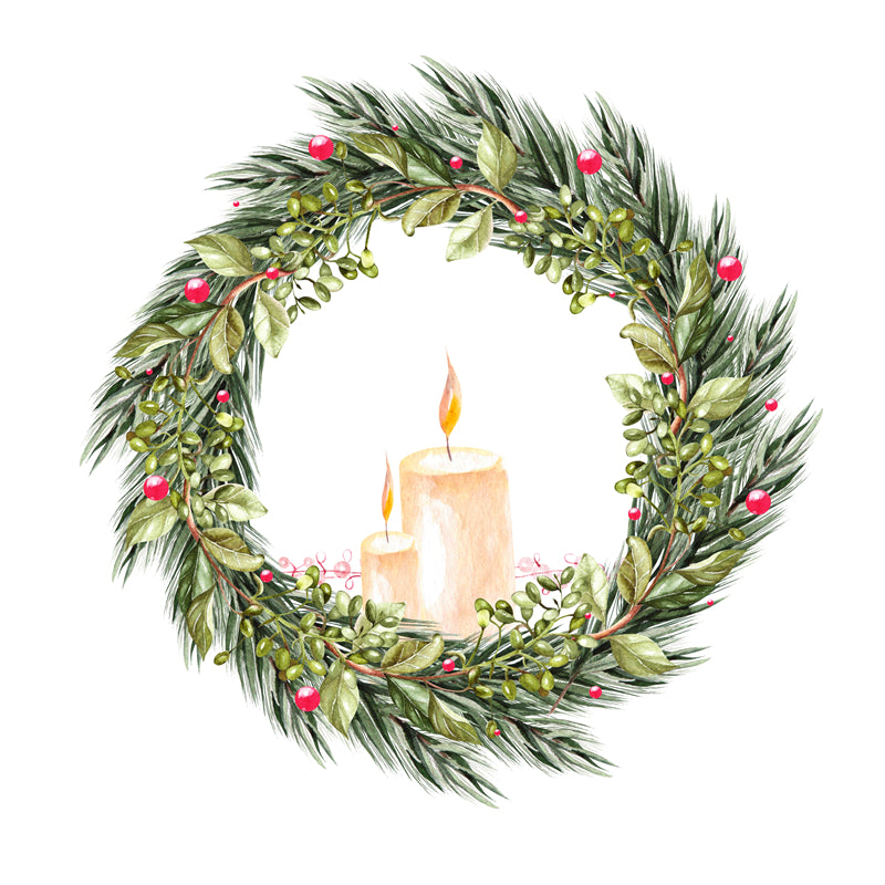 Handdraw Christmas Tree Illustration - Vector  - Png/PSD/JPG/ Free Download