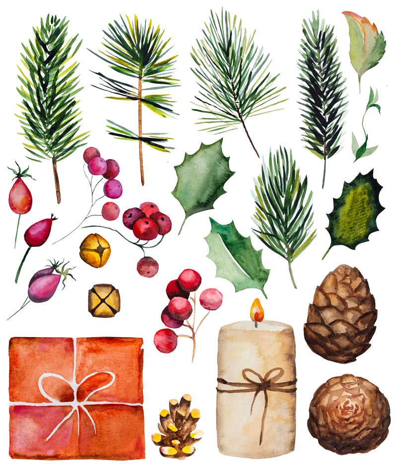 Décoration de Noël à la main - Illustration - Téléchargement gratuit - Png/PSD/JPG