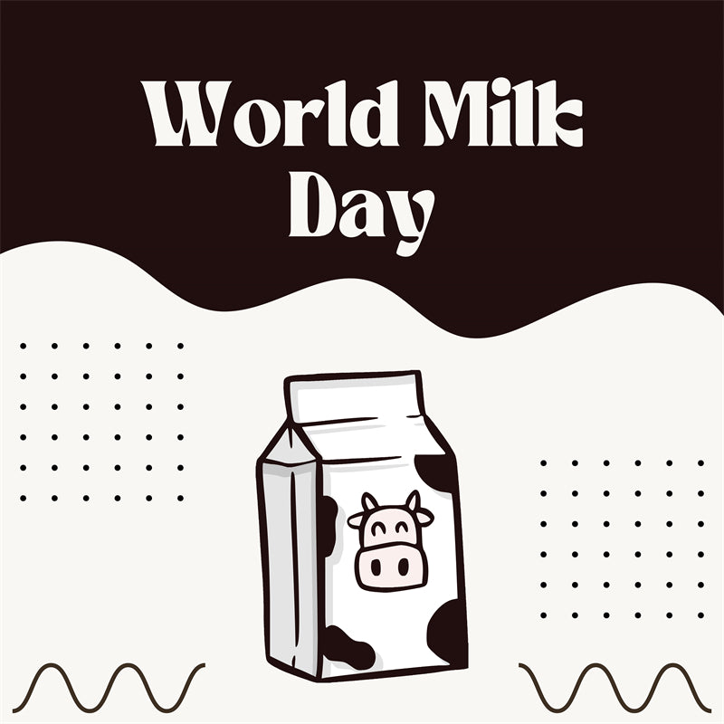 Handdraw Milk Elements - Cow Milk -Milk Bottle - Milk Logo - Design  -Iluustration