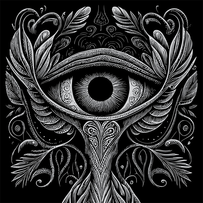 Handdraw Eye Illustration -Vintage Vector -Eye Logo Design -Art Tatto EyeS   