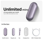 PLAUD NotePin & AI Annual Unlimited Plan
