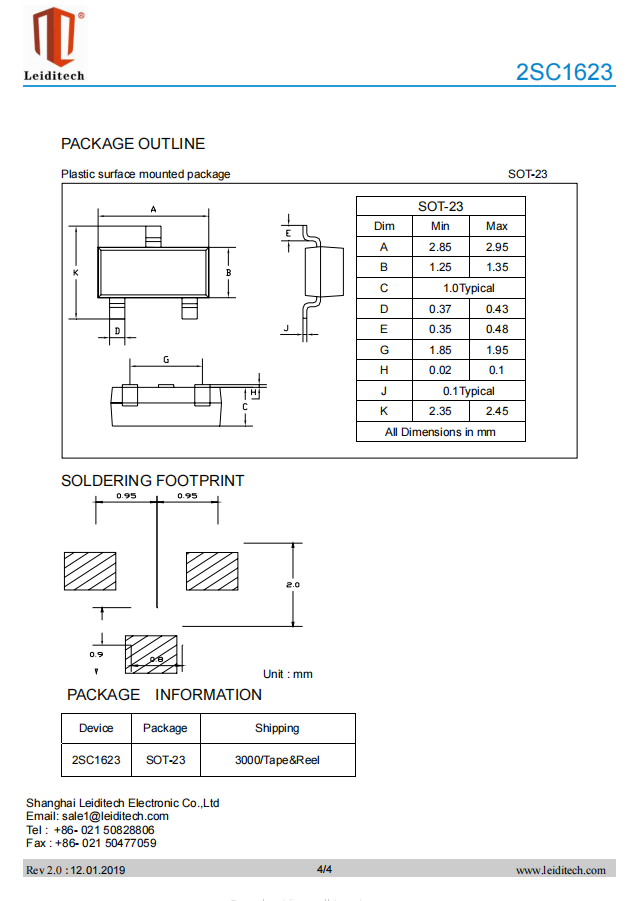 2sc1623 datasheet