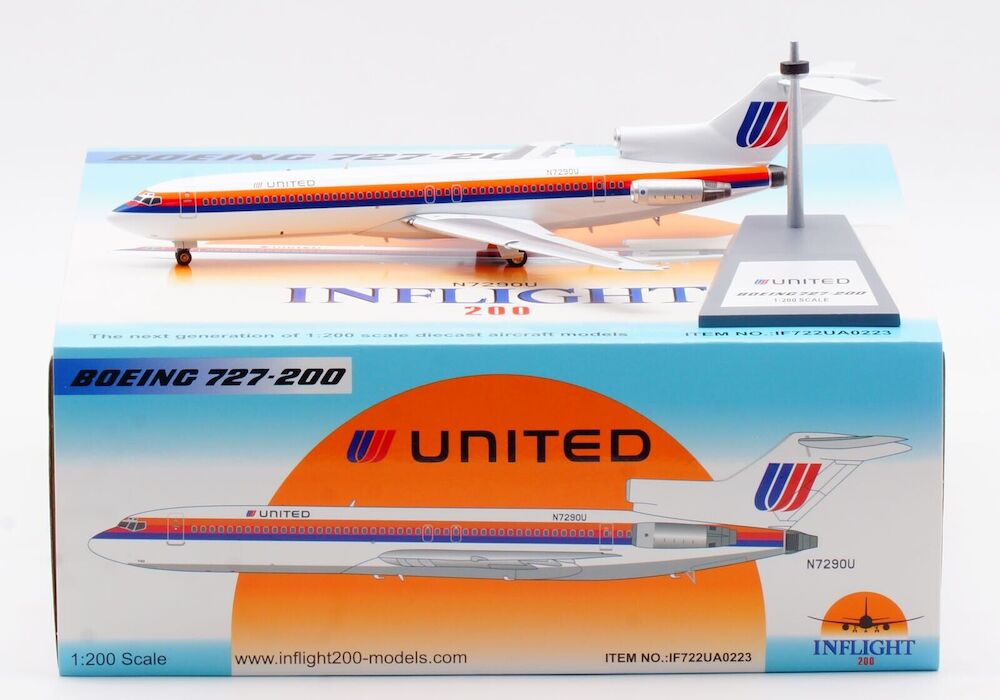 United Airlines / Boeing 727-200 / N7290U / IF722UA0223 / 1:200