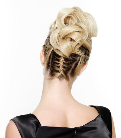 steps to create the perfect French braid with bun hairstyle