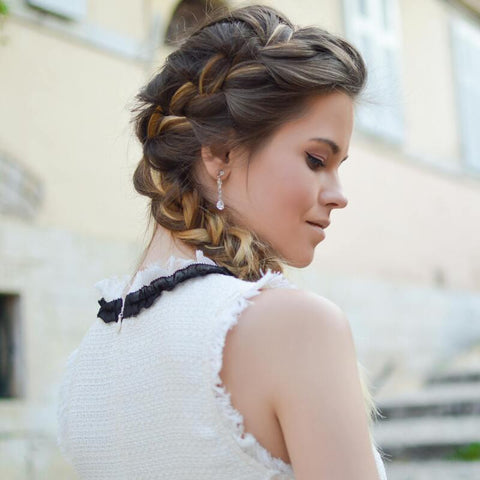 3.Braided or Twisted Front