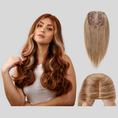 SEGO Human Hair Toppers for Women Without Bang