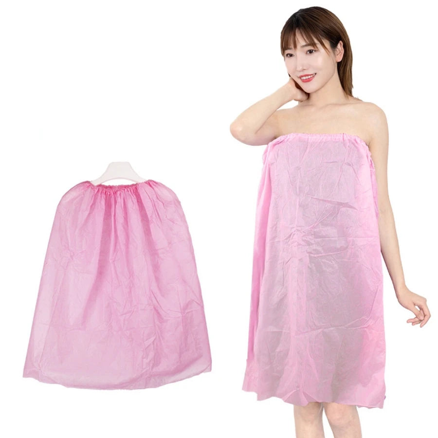 70*75cm SPA Sauna Non-woven Disposable Shower Skirt Bath Towel Essential bath towels for adults