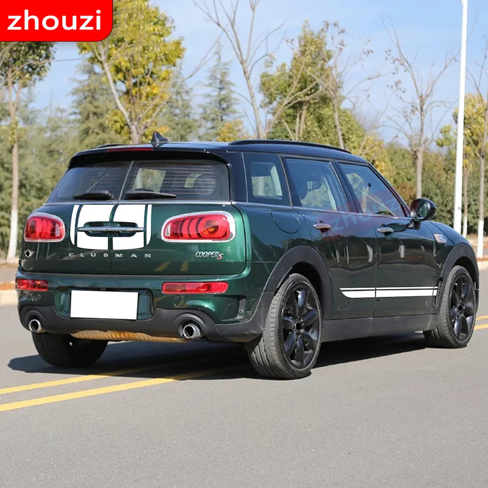 Car Hood Engine Cover Trunk Rear Side Skirt Stripes Sticker Body Kit Decal For MINI Cooper Clubman F54 2015-2019 Accessories