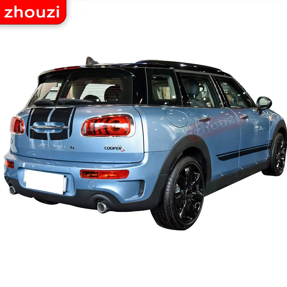 Car Hood Engine Cover Trunk Rear Side Skirt Stripes Sticker Body Kit Decal For MINI Cooper Clubman F54 2015-2019 Accessories