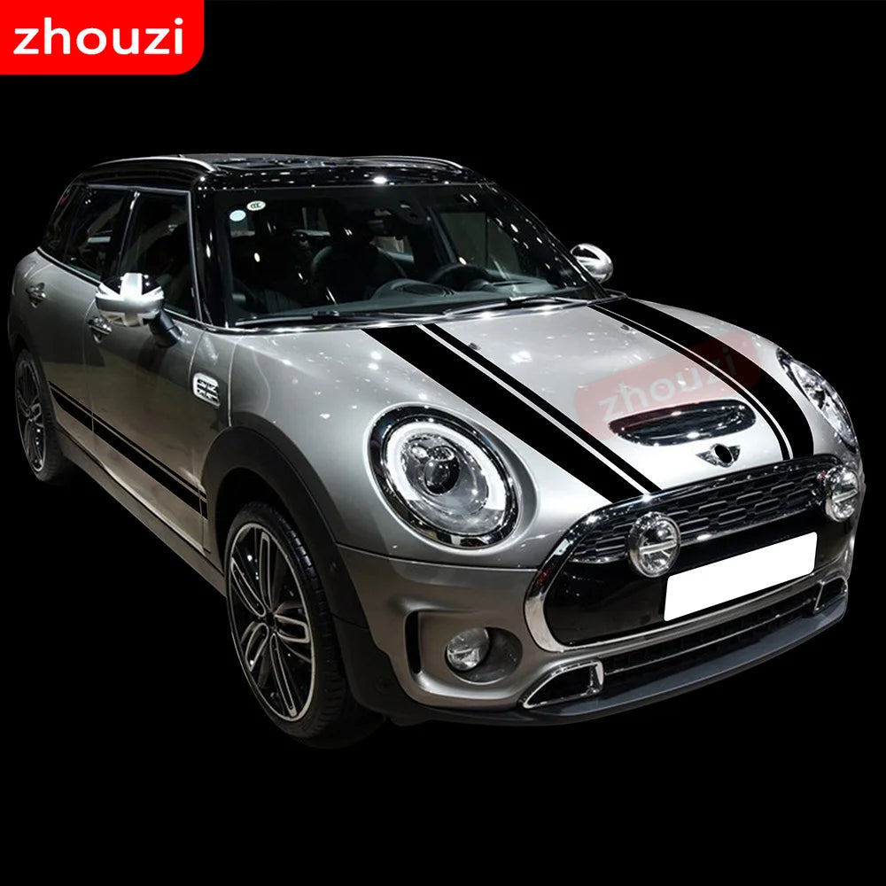 Car Hood Engine Cover Trunk Rear Side Skirt Stripes Sticker Body Kit Decal For MINI Cooper Clubman F54 2015-2019 Accessories