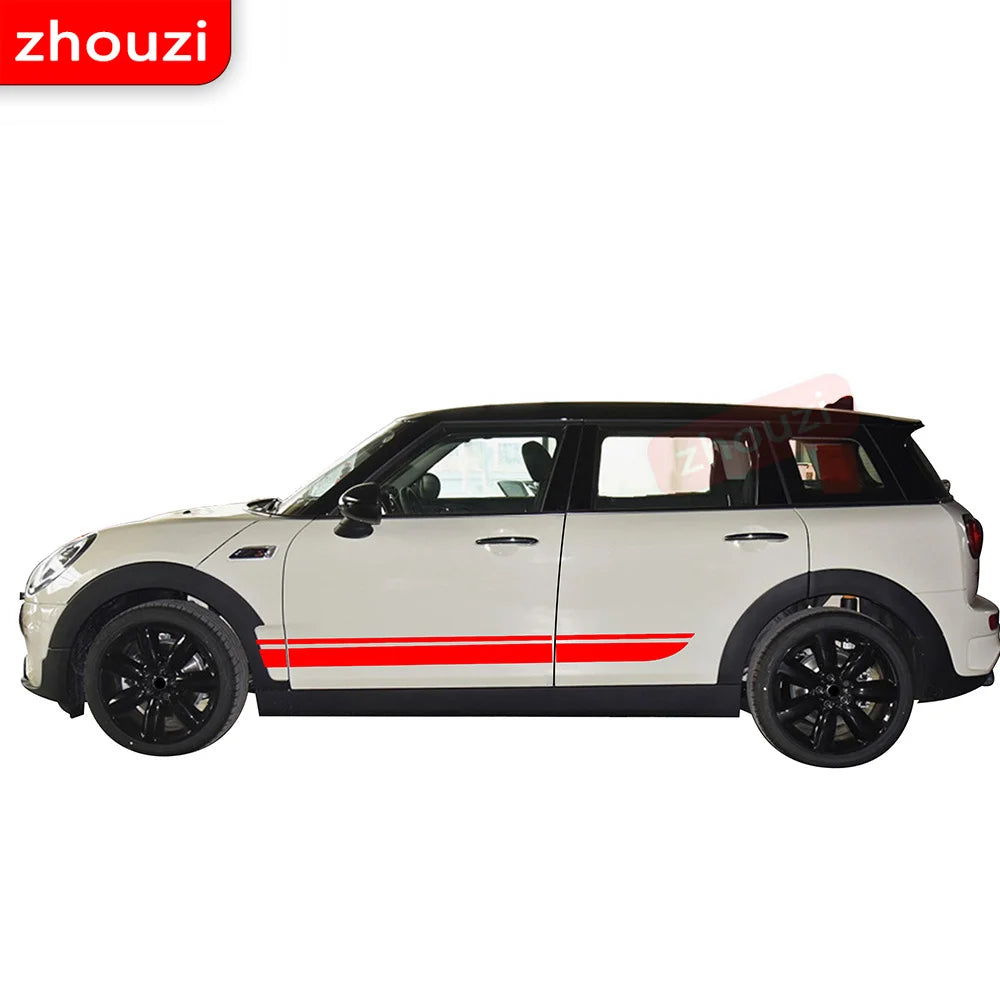 Car Hood Engine Cover Trunk Rear Side Skirt Stripes Sticker Body Kit Decal For MINI Cooper Clubman F54 2015-2019 Accessories