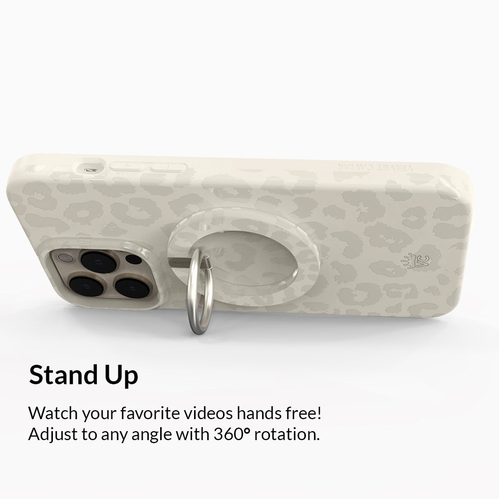 Stone Leopard MagSafe Grip Ring