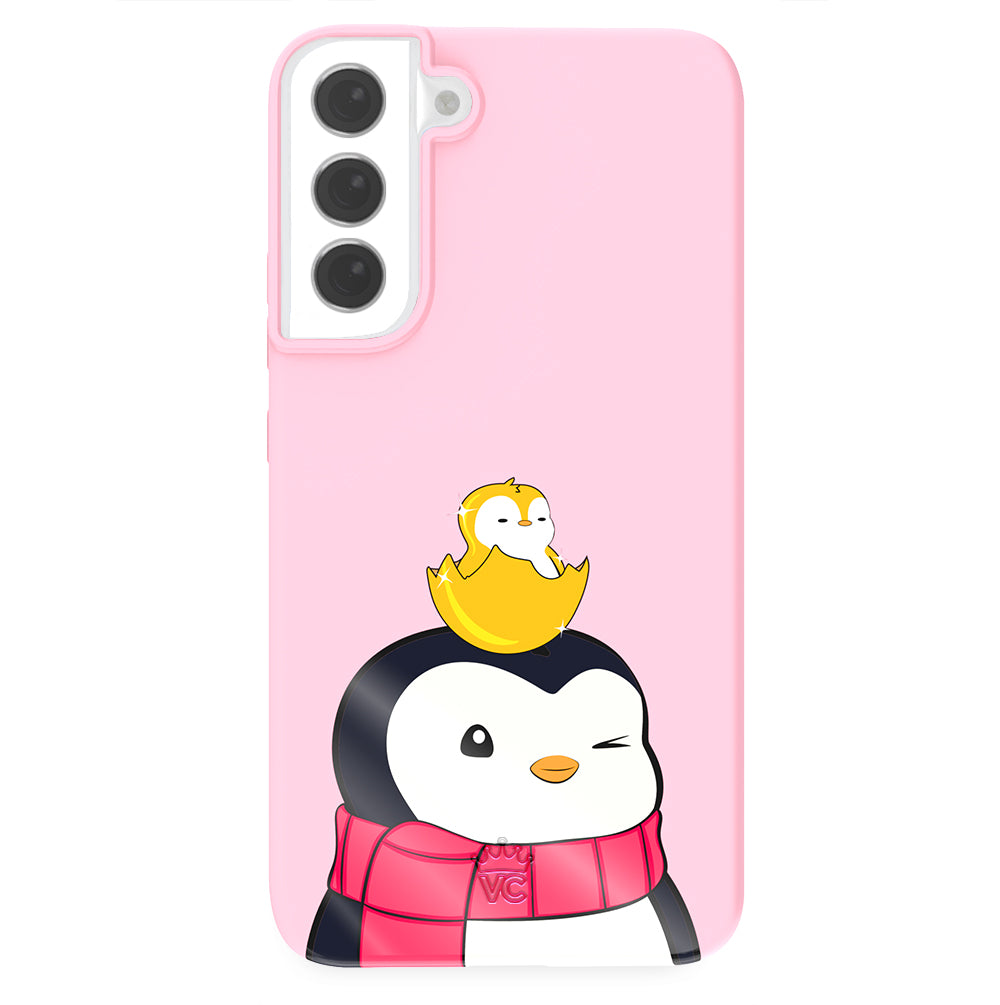 Pudgy Penguins Positive Pink?Samsung Case