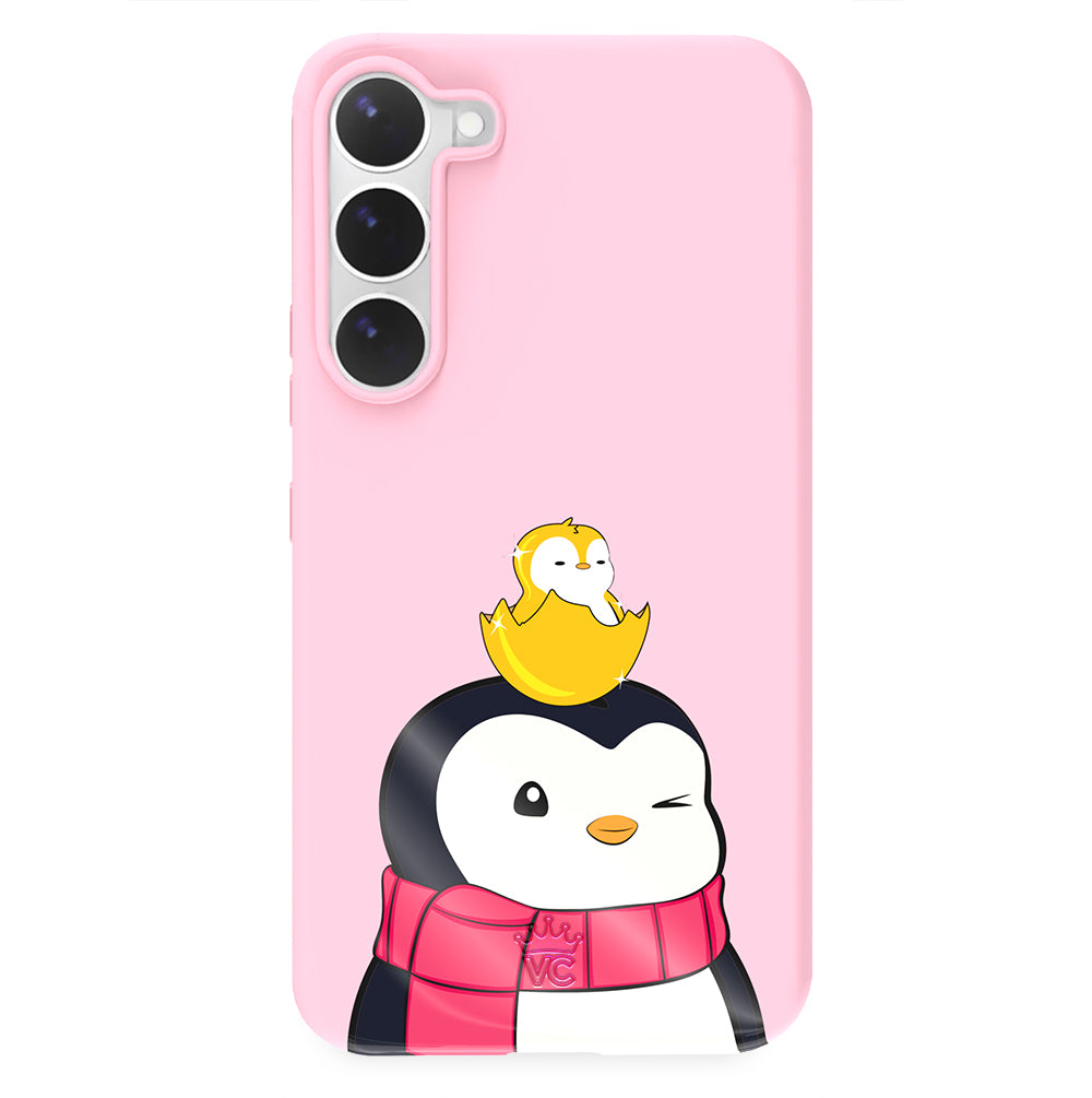 Pudgy Penguins Positive Pink?Samsung Case