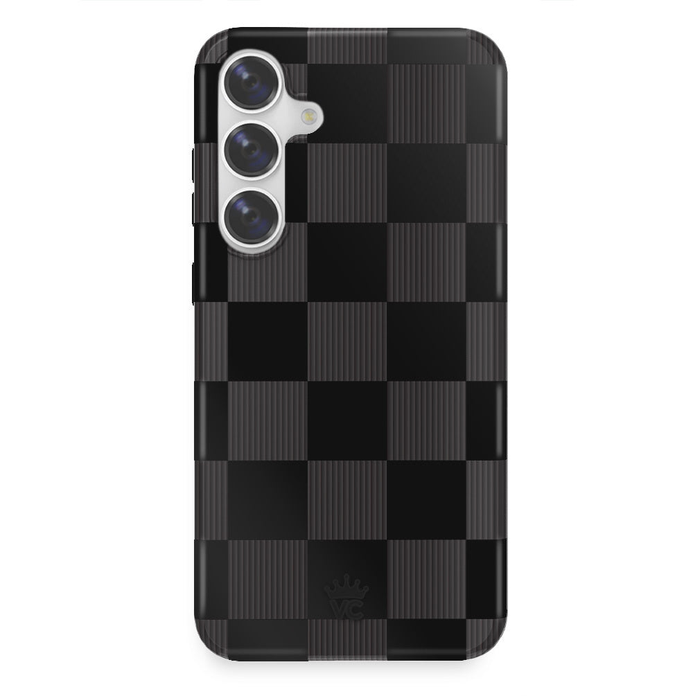 Noir Vibe Checkered Samsung Case
