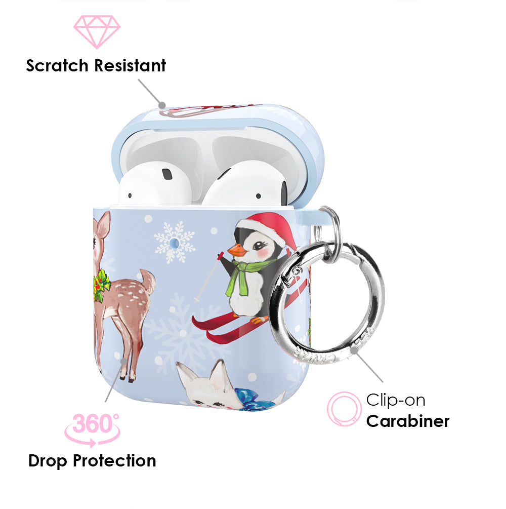 Winter Wonderland Baby Animals AirPod Case