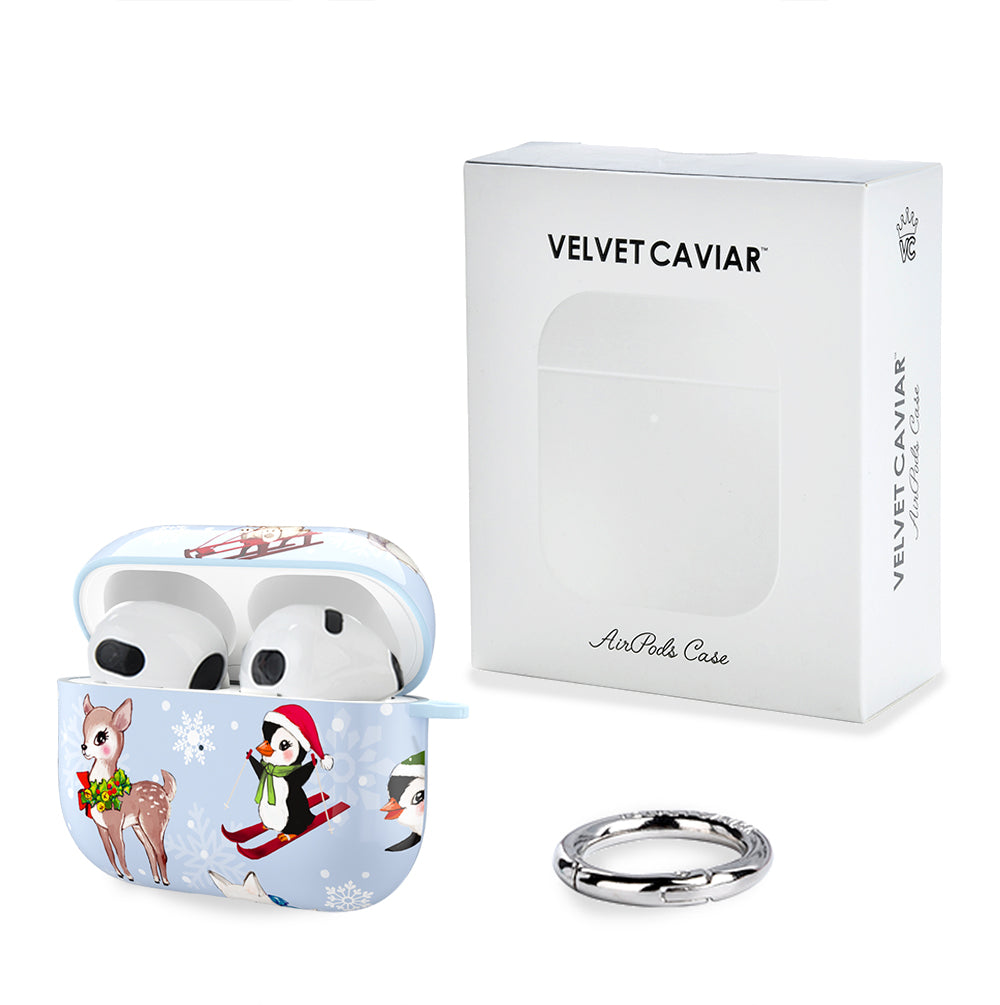 Winter Wonderland Baby Animals AirPod Case