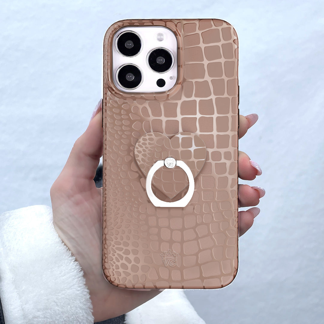 Khaki Croc iPhone Case
