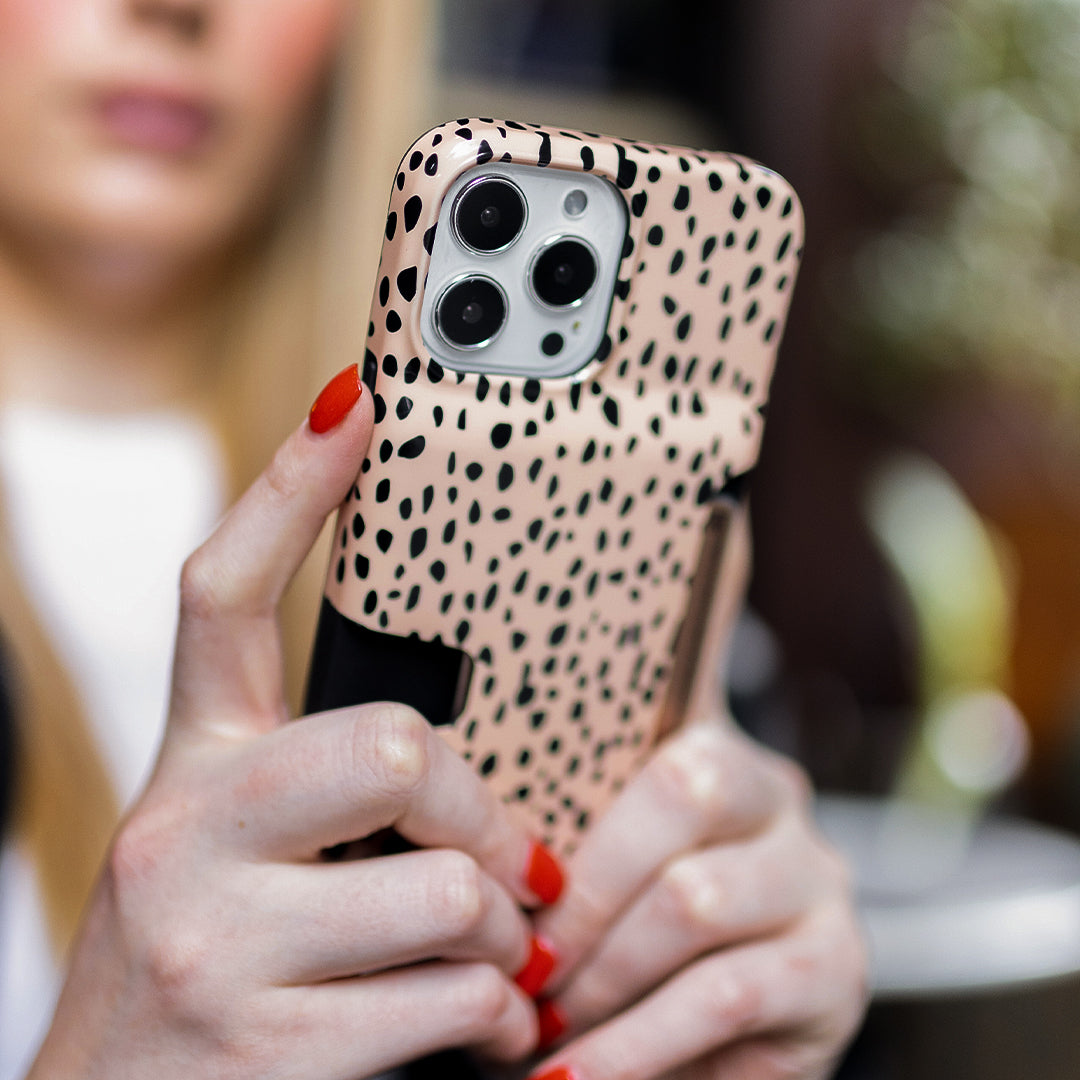 Spotted Cheetah Iphone Wallet Case