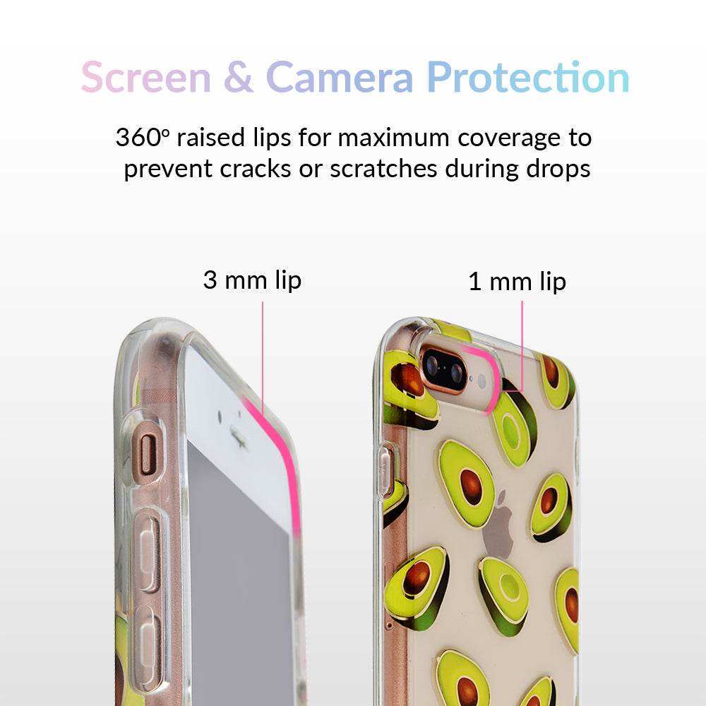 Avocado Clear iPhone Case