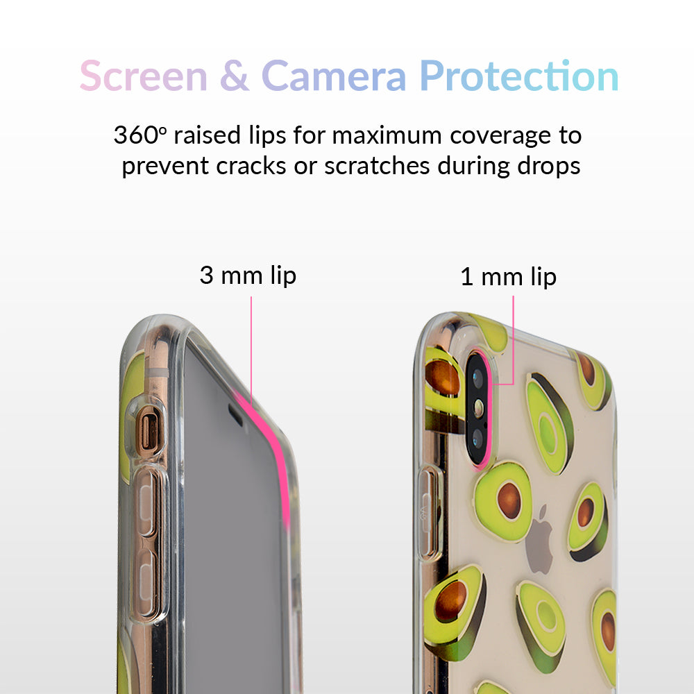 Avocado Clear iPhone Case