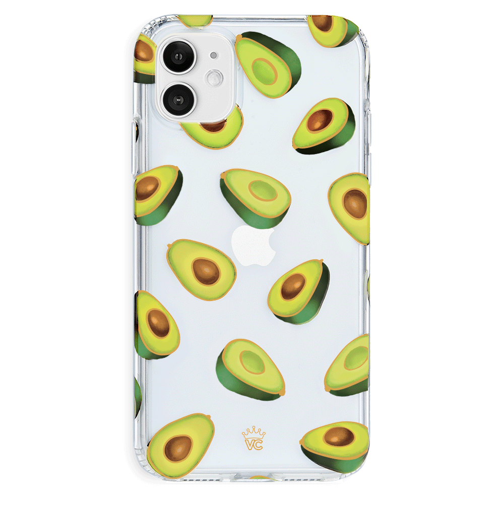 Avocado Clear iPhone Case